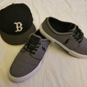 RLP LOW TOP CHAMBRAY FAXON SNEAKERS